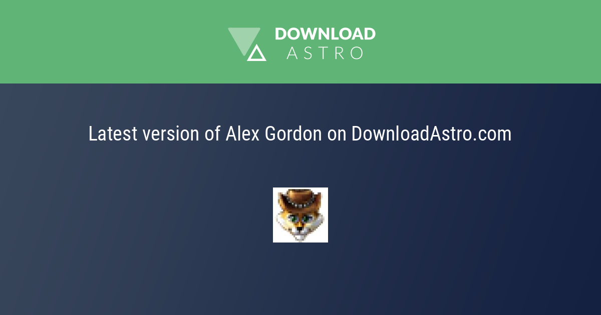 Alex Gordon  Download & Play the Game for Free