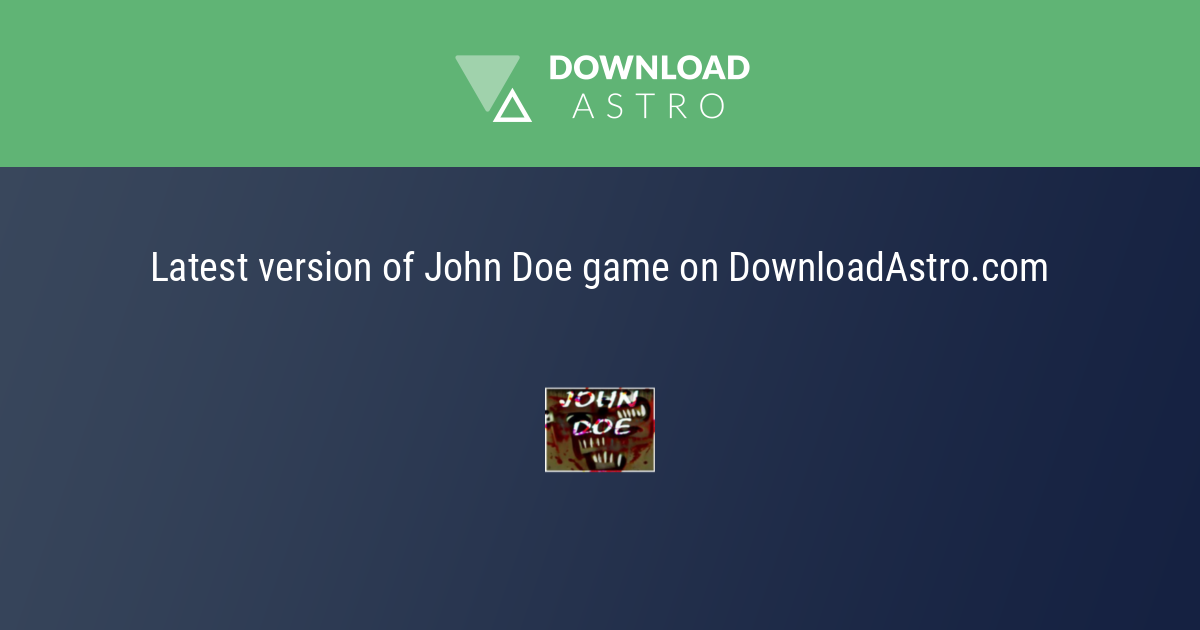 John Doe Free Play in Demo Mode