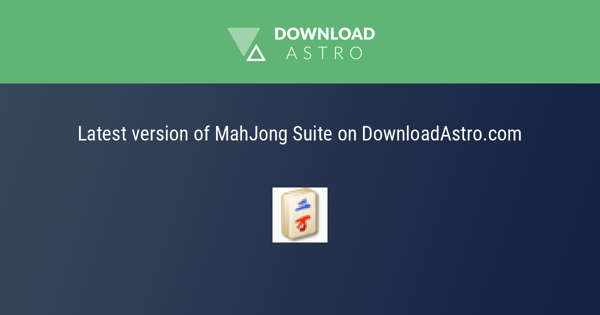 MahJong Suite 2018 Download & Review