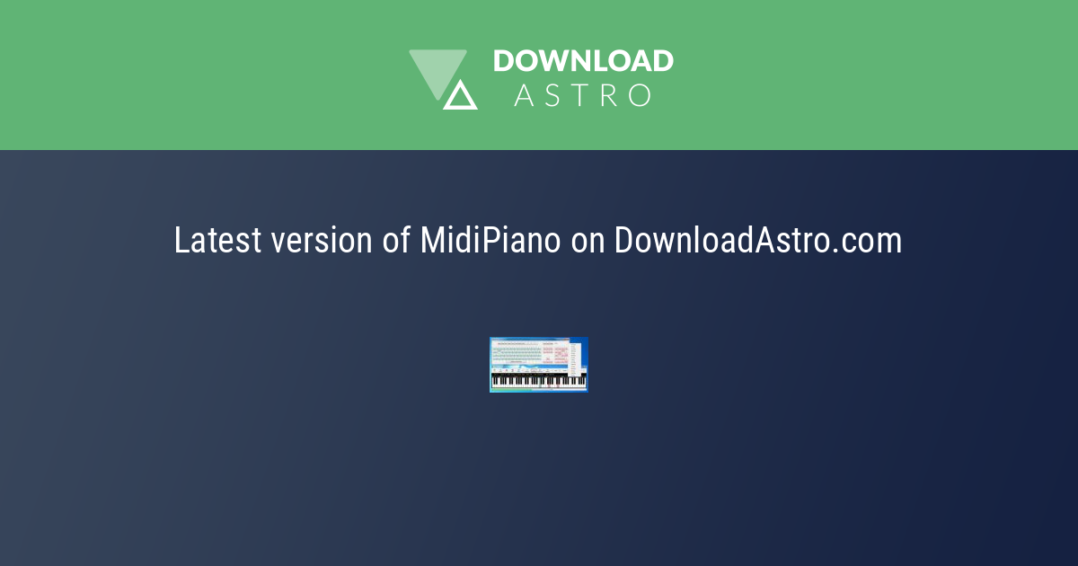 MidiPiano - Download