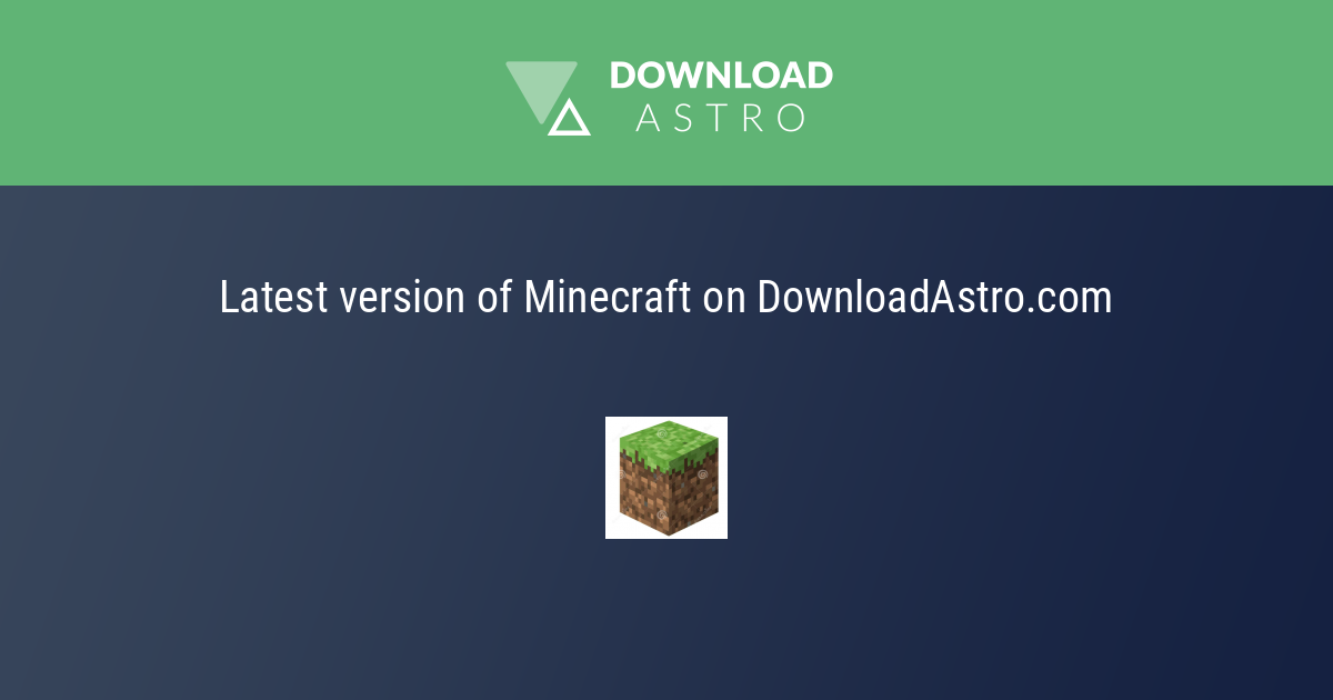 Download Minecraft Free - Latest Version 2023 ✓
