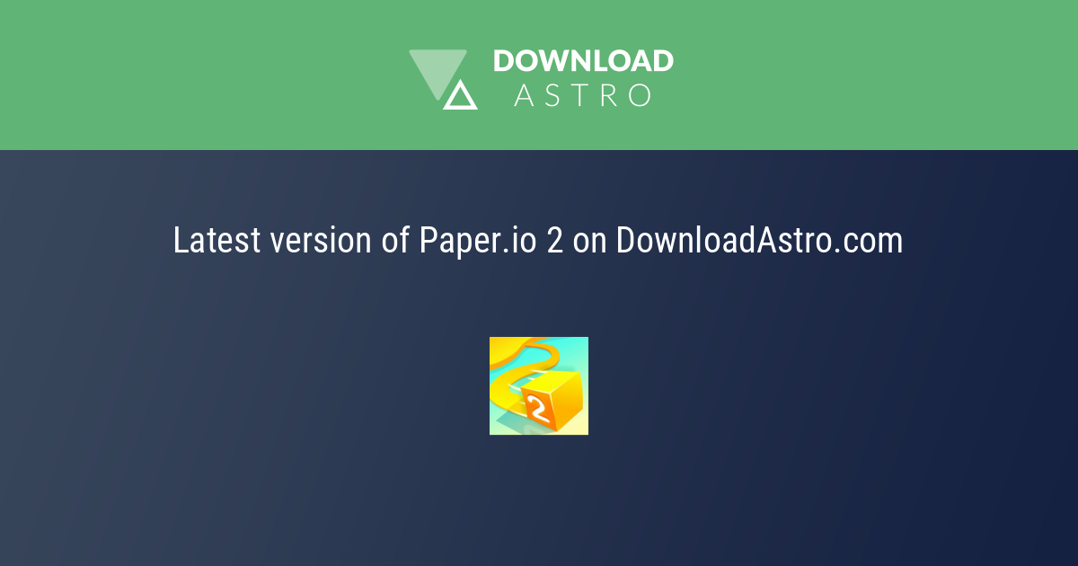 Paper io 2, Nintendo Switch download software, Games